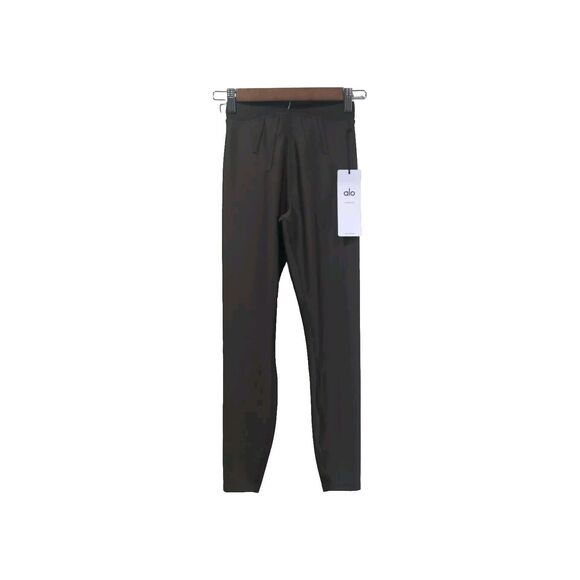 NWT Alo Women Airlift High Waist 7/8 Corset Legging Size XXS Espresso Dance Yoga